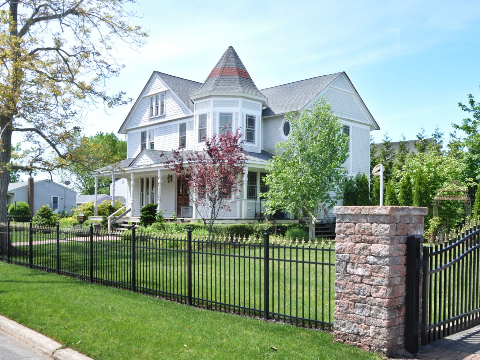 Photo of a Virginia aluminum fence