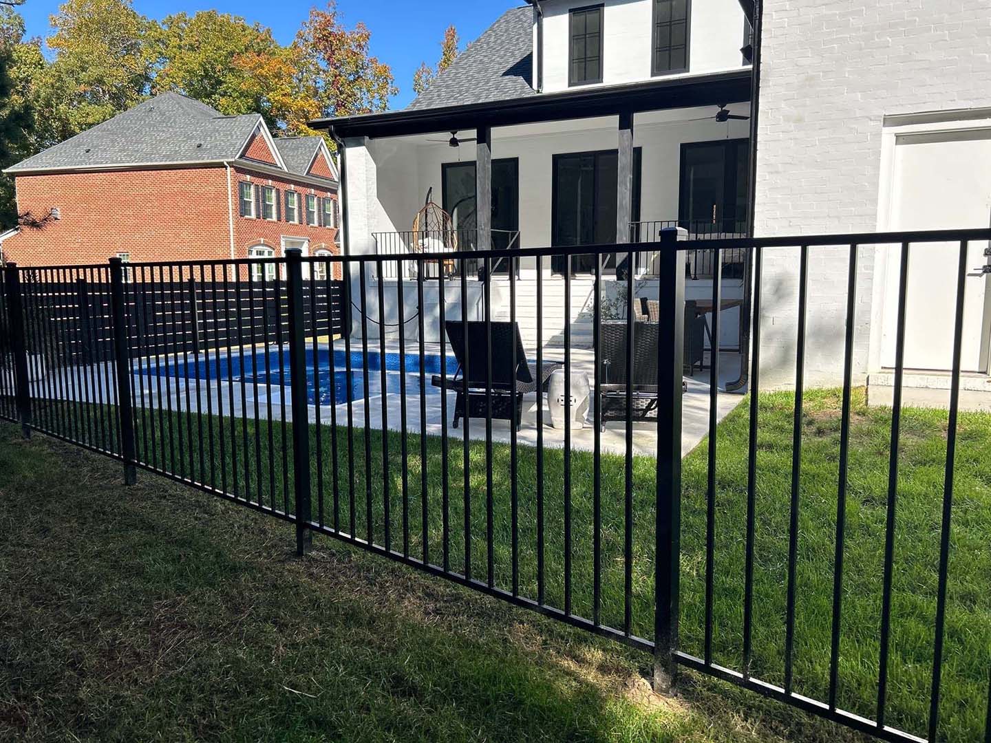 Photo of a Virginia residential fence