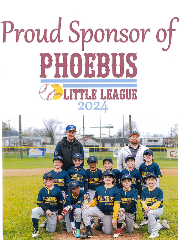 Fence company sponsoring little league baseball team (phoebus) in Hampton VA and the surrounding area