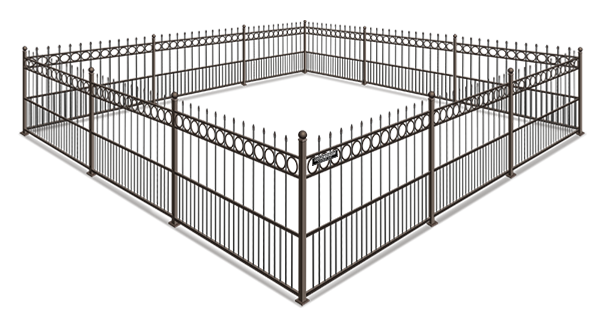 Commercial Ornamental Steel Fence Contractor in Hampton VA and the surrounding area