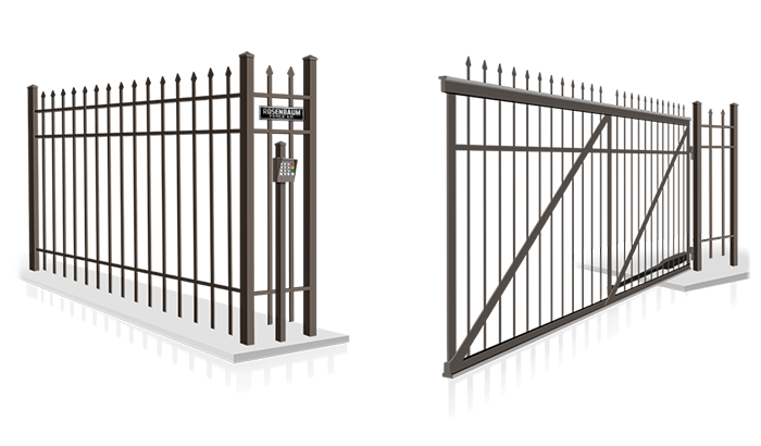 Commercial swing gate company in the Hampton VA and the surrounding area area.