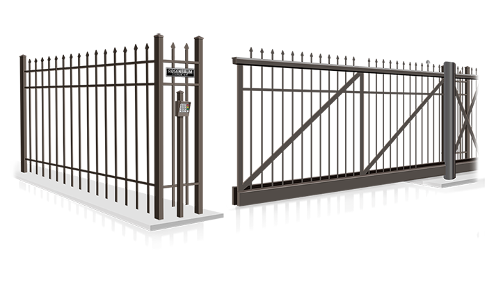 Commercial V-Track slide gate company in the Hampton VA and the surrounding area area.