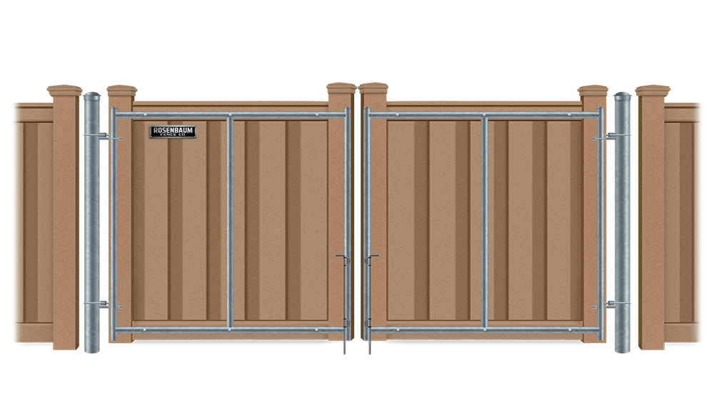 Metal-Framed Trex Gate installation company in Hampton VA