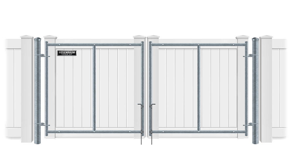 Metal-Framed 
                Vinyl Gate installation company in Hampton VA